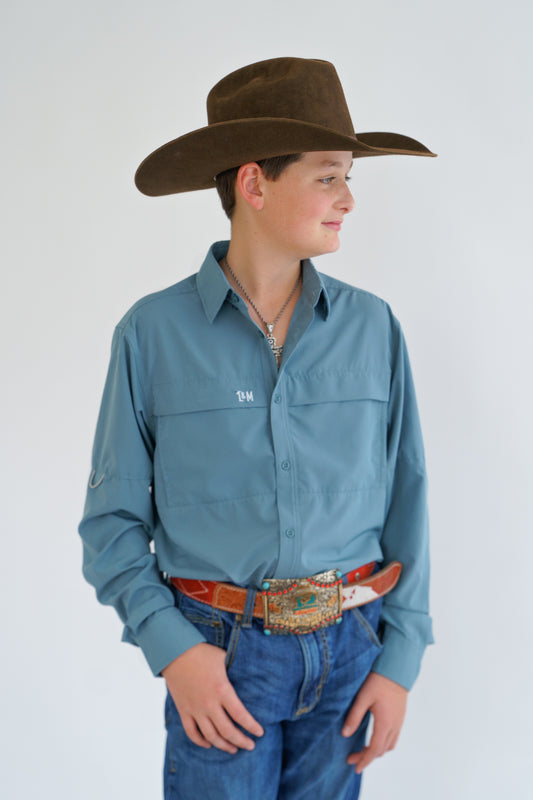 Top Hand-Youth Steel Blue