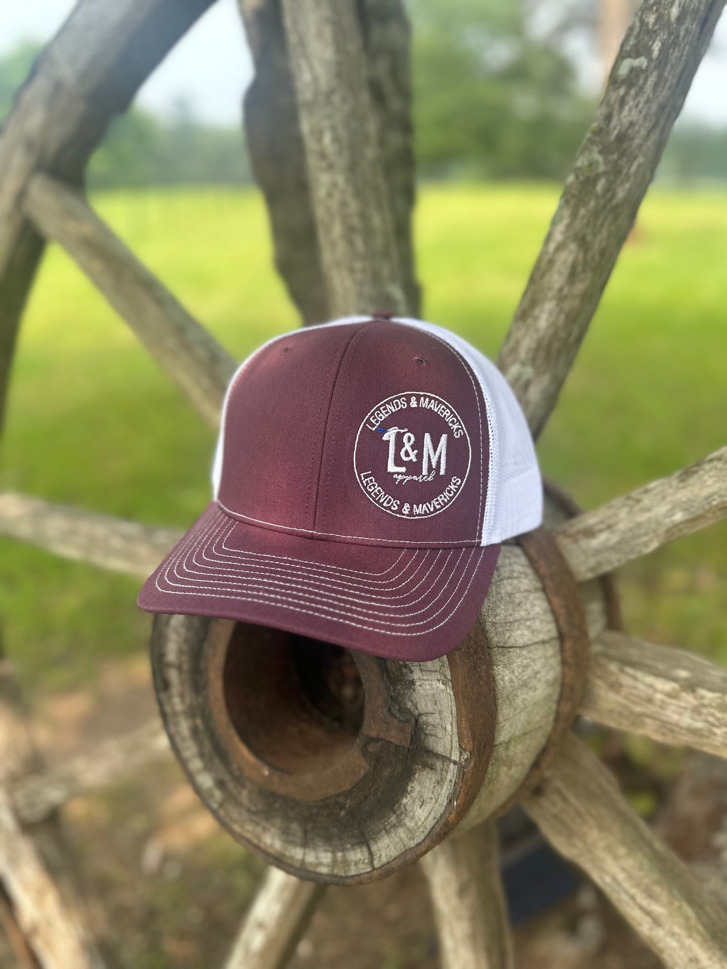 Maroon/White Richardson 112 Cap