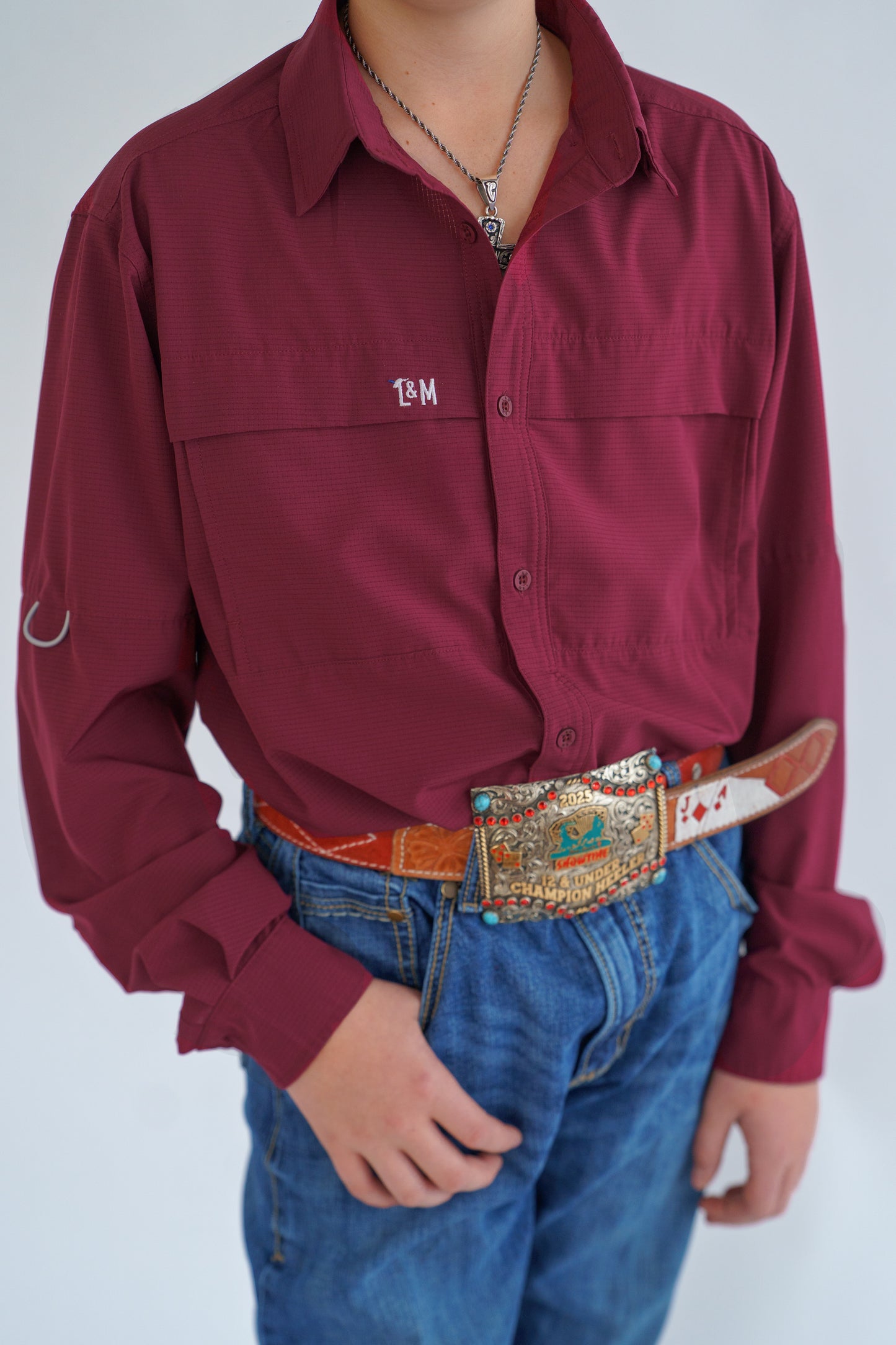 Top Hand Youth-Burgundy