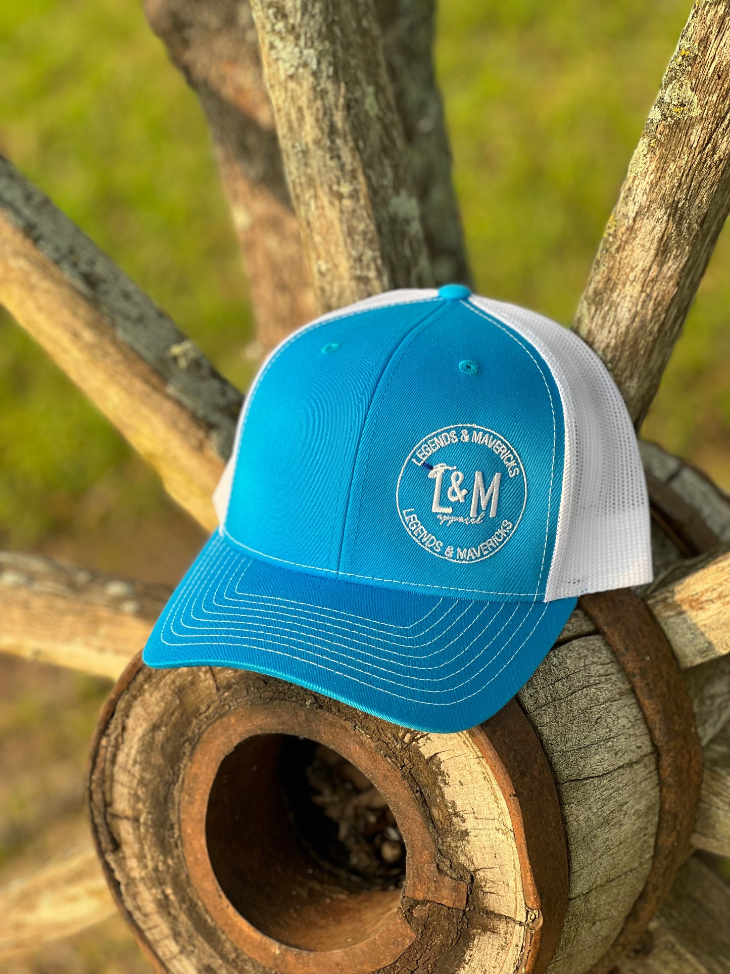 Blue/White Richardson 112 Logo Cap