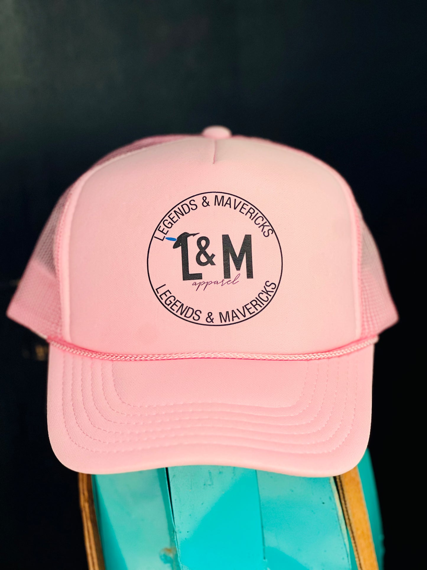 Pink Logo Trucker Cap